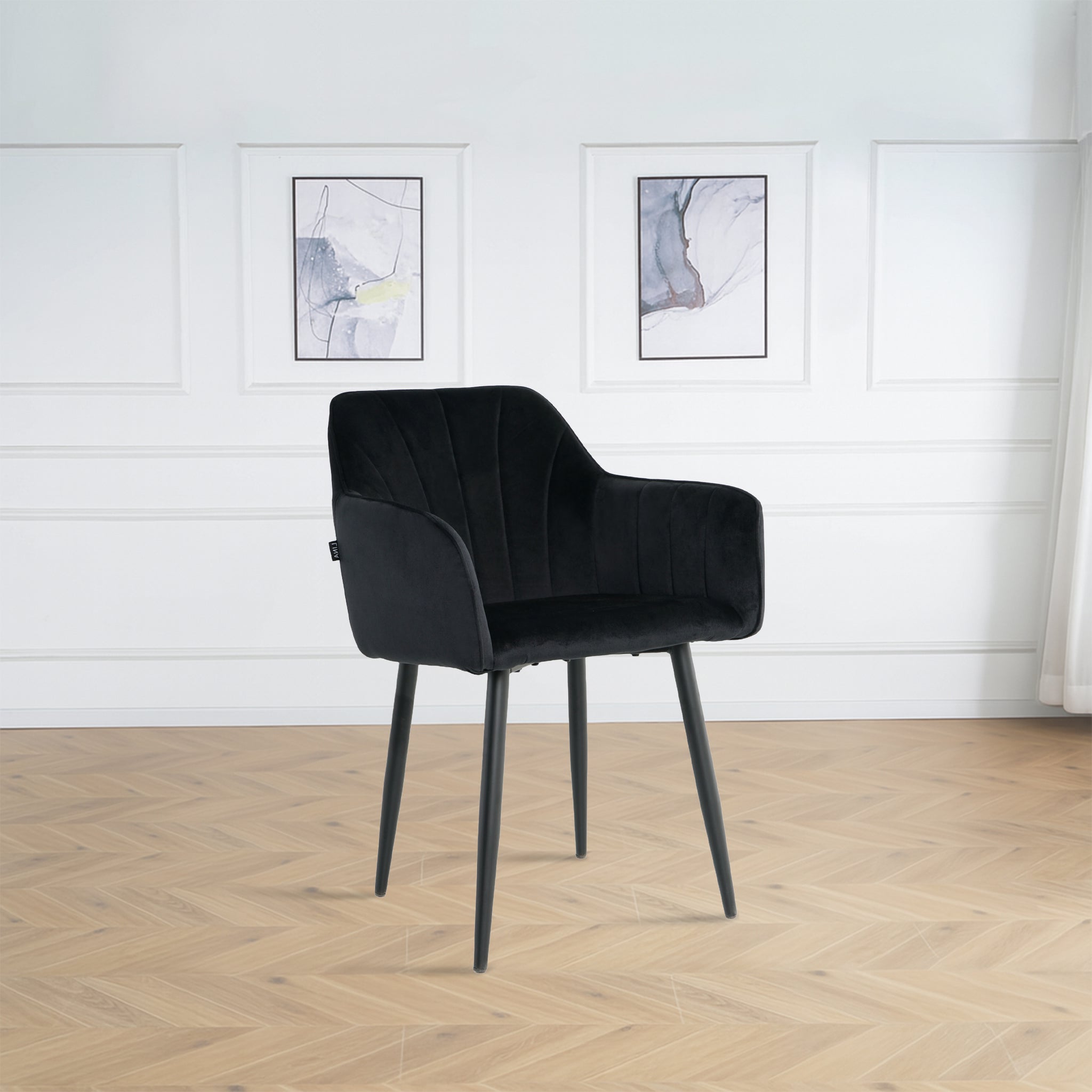 Lina® Rio Eetkamerstoel - Zwart