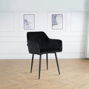 Lina® Rio Eetkamerstoel - Zwart