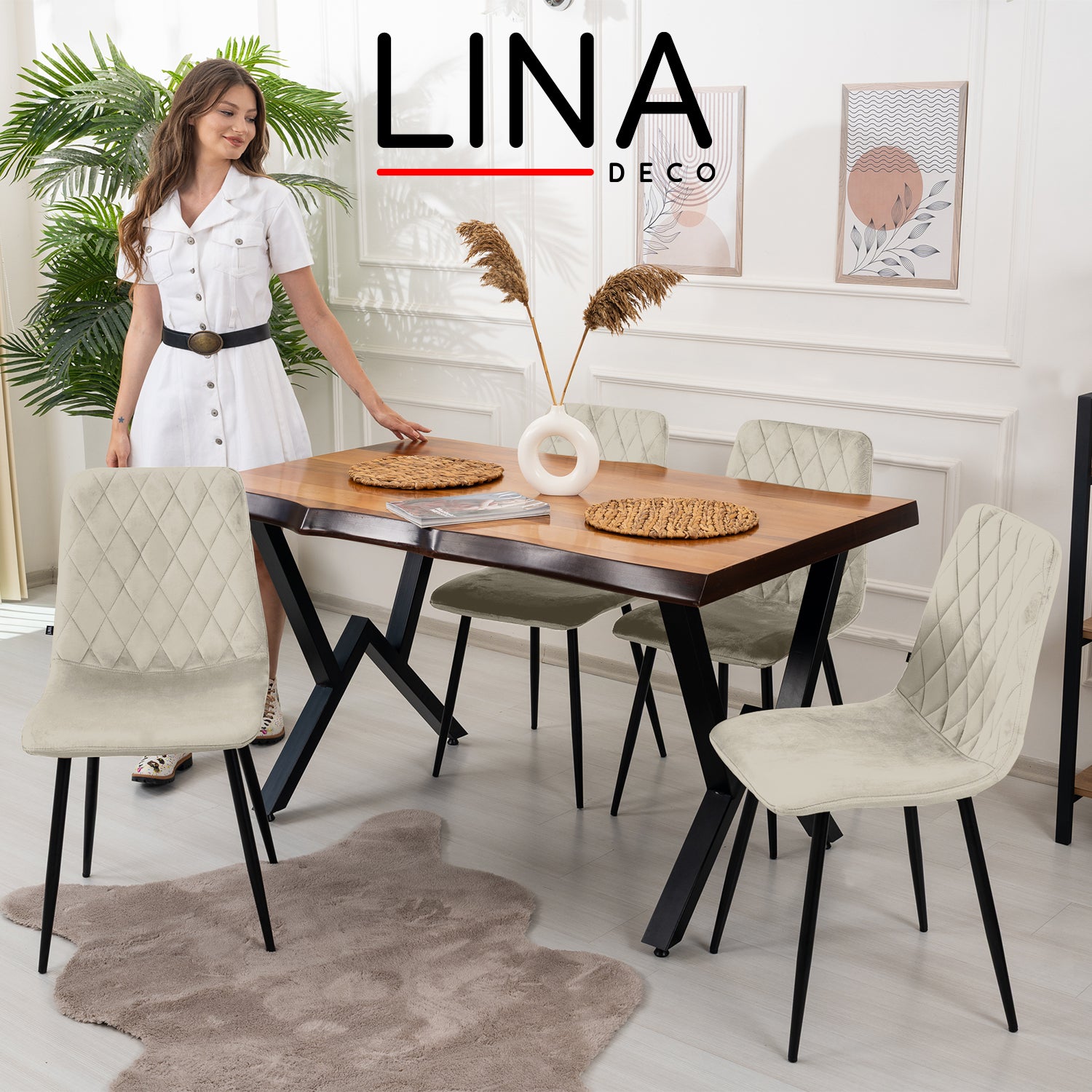 Lina® Elisia Eetkamerstoel