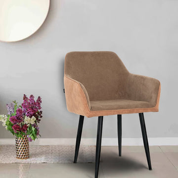 Lina® Tony Eetkamerstoel - Bruin - Ribstof