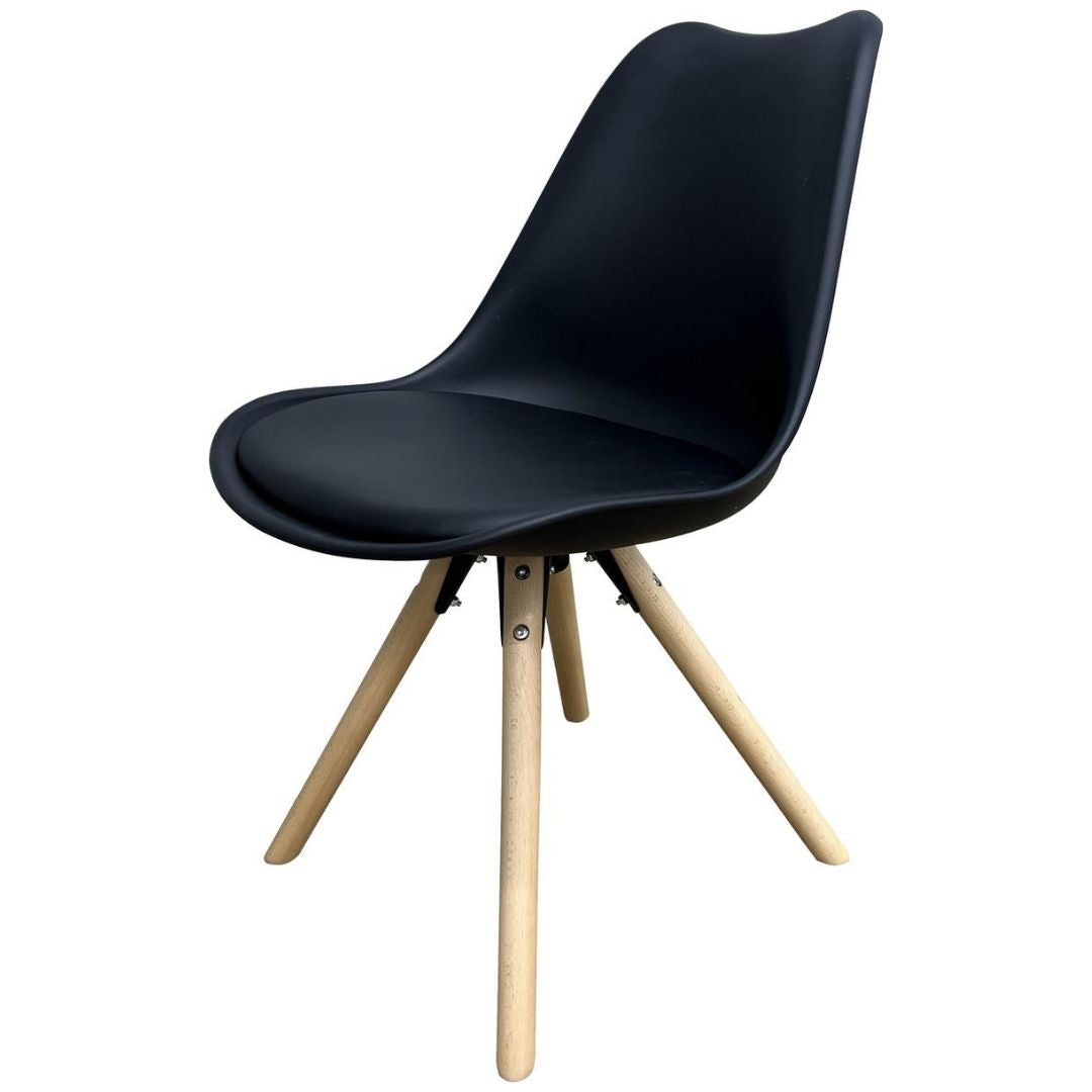 Lina® Bella Eetkamerstoelen - Woonkamerstoel - Zwart