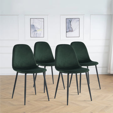 Lina® Napoli Eetkamerstoel - Groen - Set van 4