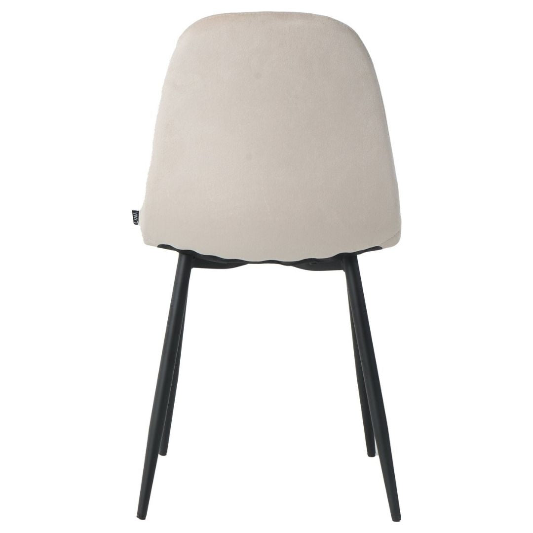 Lina® Napoli Eetkamerstoel - Cream - Set van 4