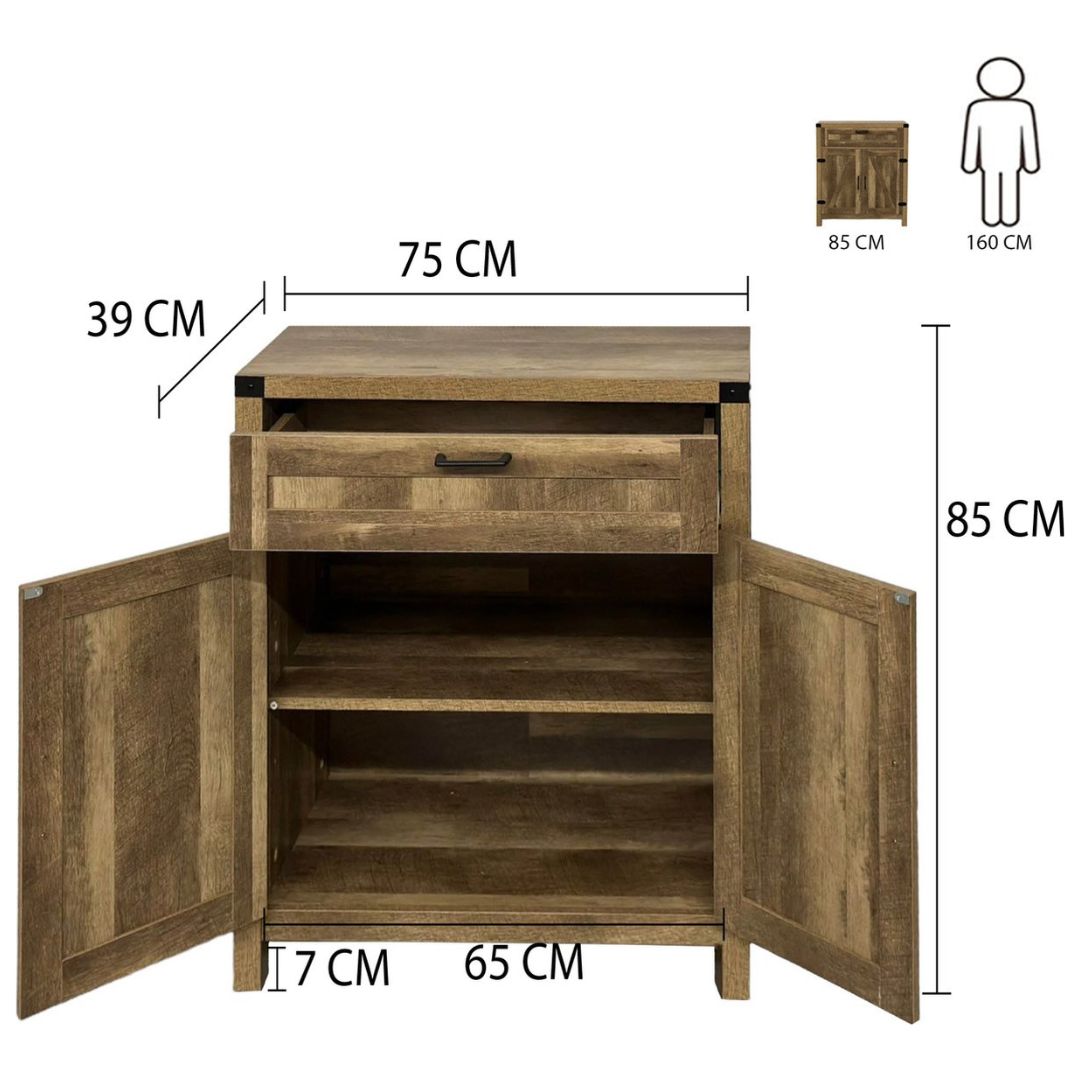 Lina® Dressoir Industrieel Bruin